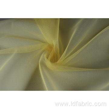 100%Polyester Dyeing Yellow Mesh Fabric